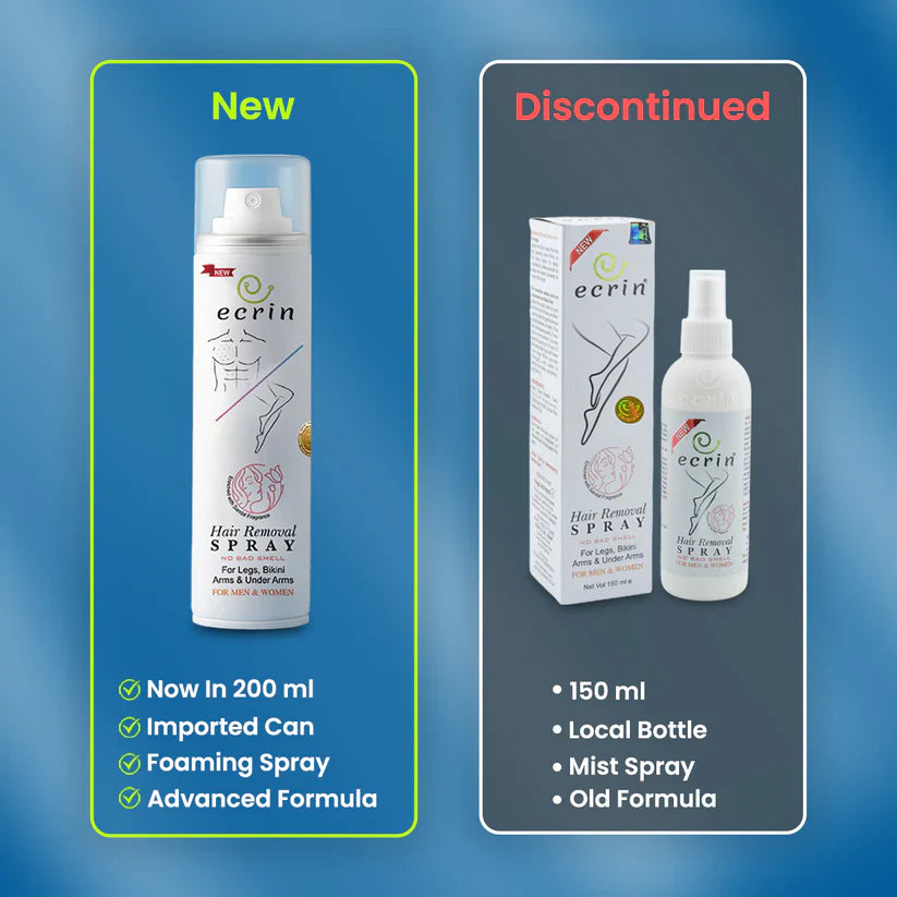 Ecrin Hair Removal Foam Spray - Advance Formula -Free Delivery