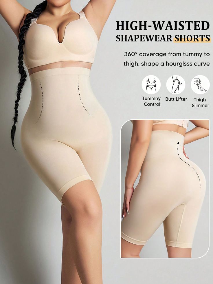 Comfort Fit High Waist Shorts for Women – Seamless Soft Wear