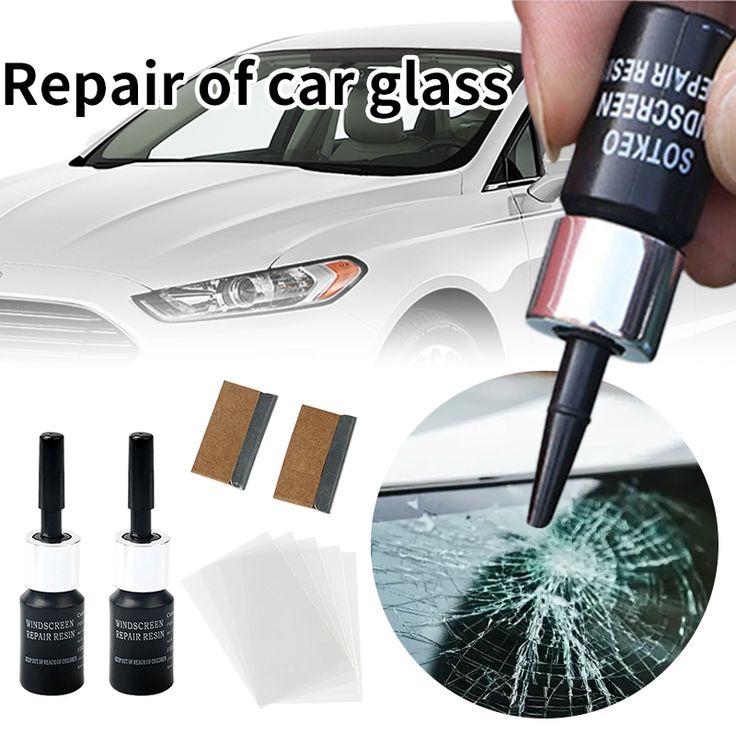 Automotive Glass Crack Nano Repair Fluid Kit