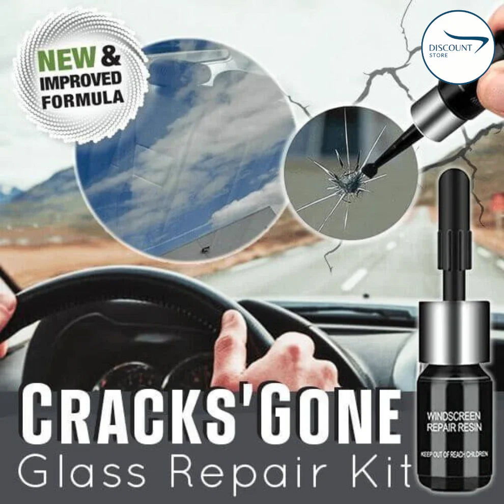 Automotive Glass Crack Nano Repair Fluid Kit
