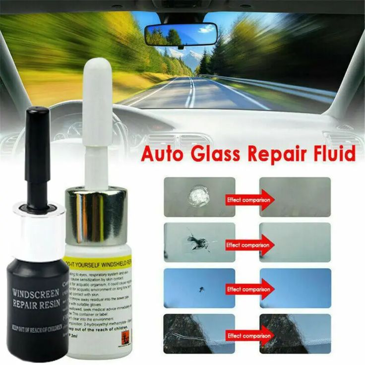 Automotive Glass Crack Nano Repair Fluid Kit
