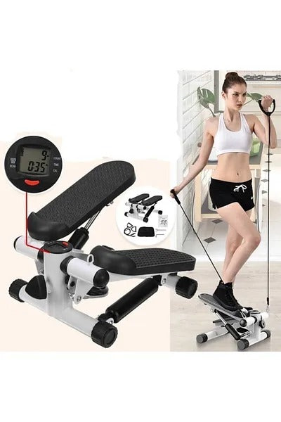 Fitness Stepper Exerciser with Rope - COD